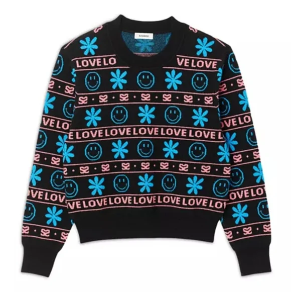Sandro Smiley wool/ cashmere crewneck - Picture 3 of 7